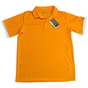 Nike Golf Dri FIT Polo Shirt Boys Size XL NWT Orange Short Sleeve Tennessee
